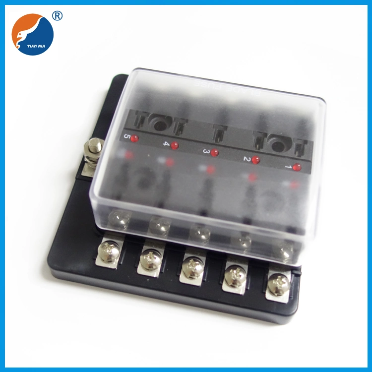 8 Ways Multiple LED Car Fuse Box with Screw Terminal