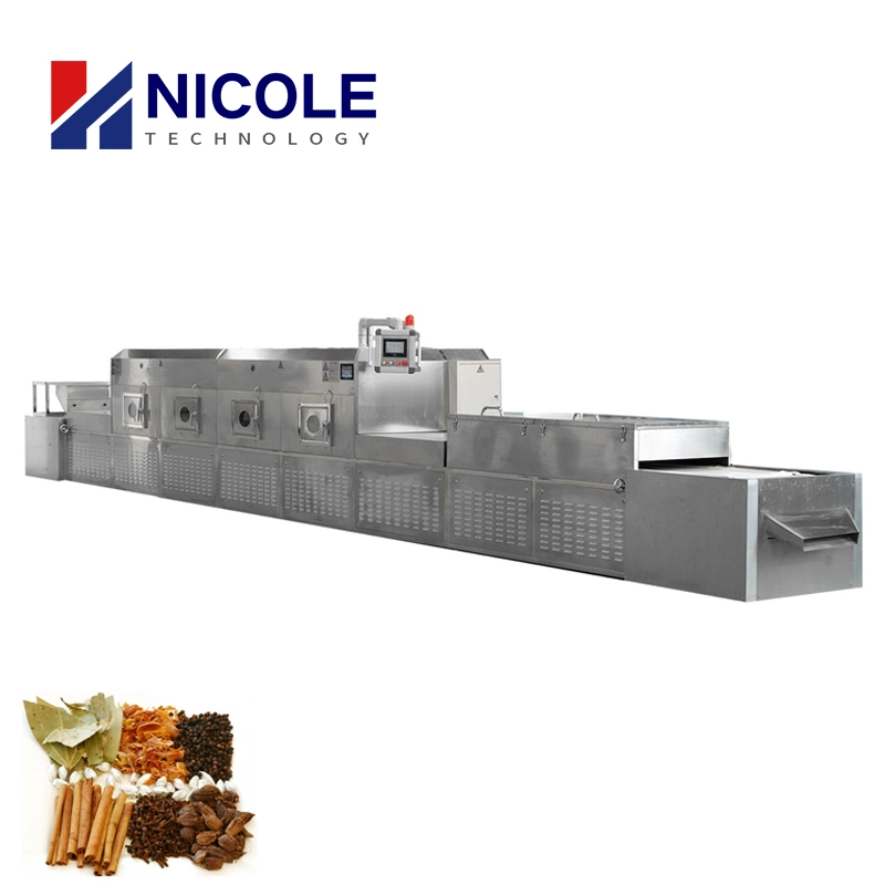 Black Pepper Aniseed Fennel Microwave Drying Sterilization Equipment