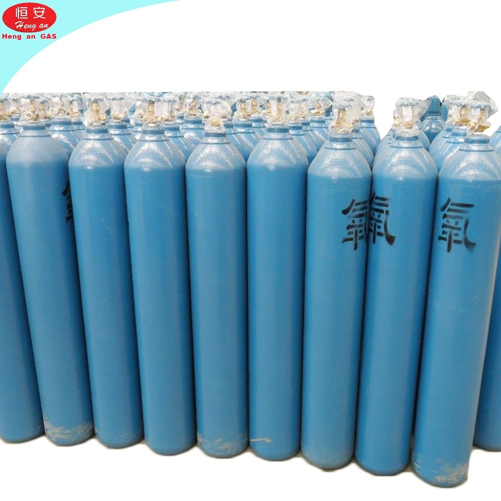 Portable 40 Liter 150bar Oxygen Gas Filling 99.5% 99.999% Medical 40 Liter Oxygen Cylinder