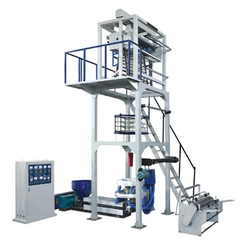 High Performance Automatic Single Screw HDPE / LDPE High Speed Film Blowing Machine