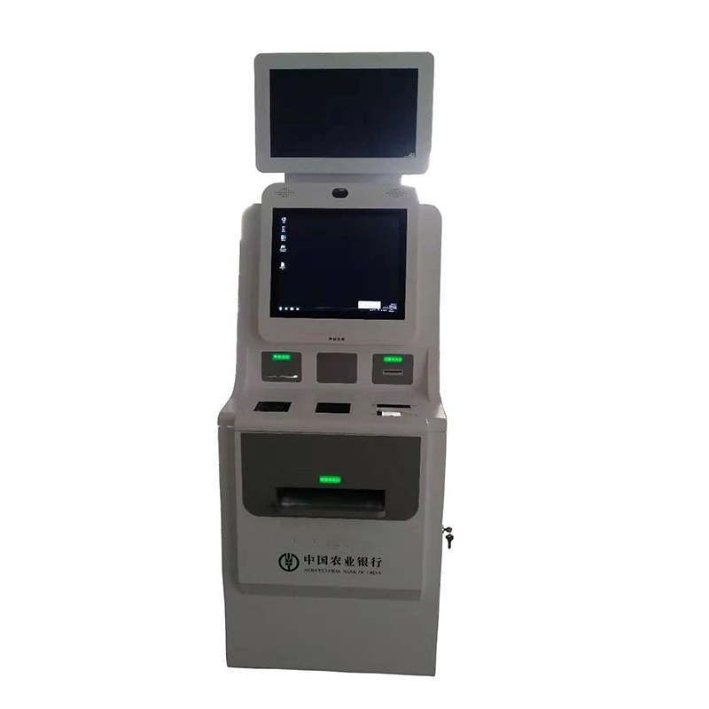 Interactive Medical Care Self Service Kiosk Supporting Medical Book Allocation Bank Card Reading