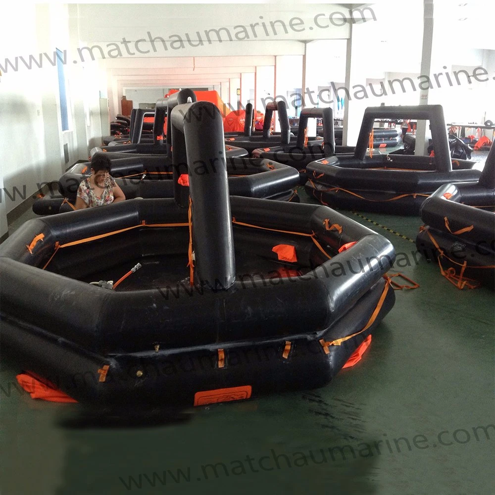 High quality/High cost performance  Marine Lifesaving Throw-Overboard Inflatable Life Raft