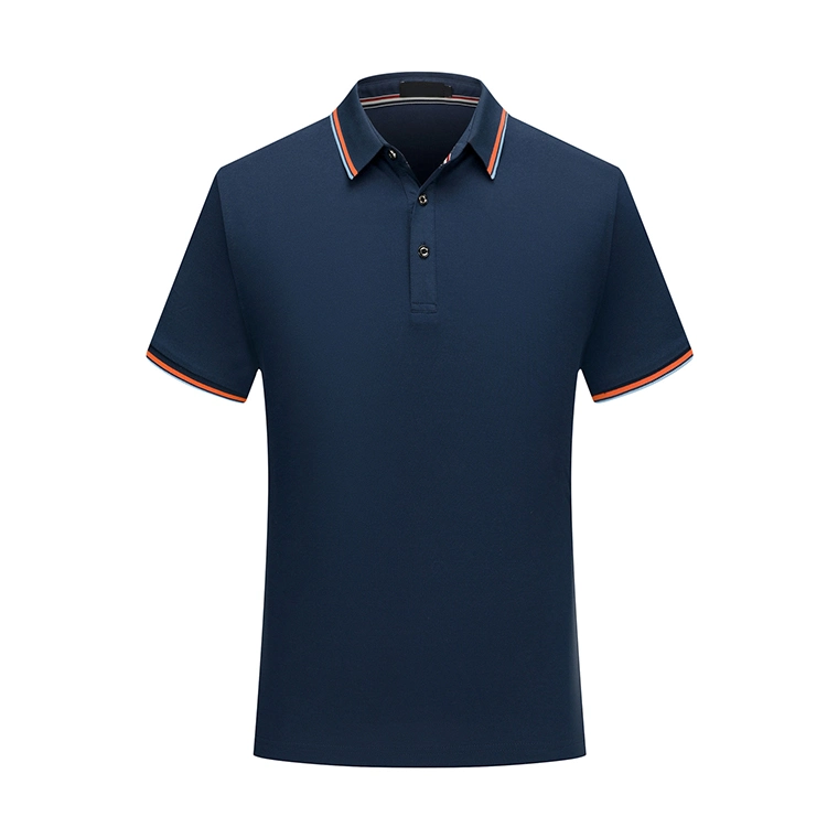 Hochwertige 100% Baumwolle bestickt Baumwolle Herren Golf Polo Shirt mit Benutzerdefiniertes Logo