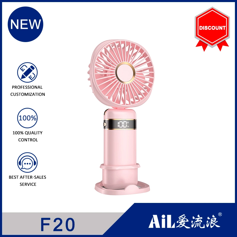 Foldable Handheld Fan Rechargeable Portable Ventilator Outdoor Mini Blower