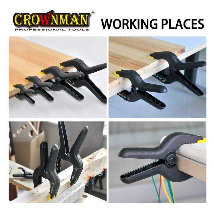 Crownman Nylon Spring Clamp, Spring Clip, 3"/4"/6"9" Clamp