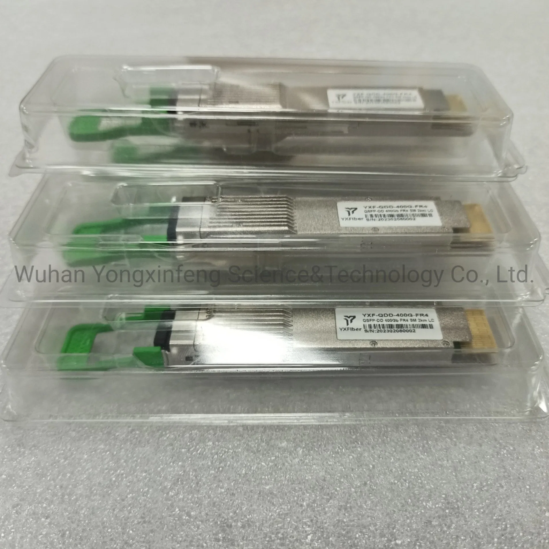 Qsfp-Dd 400g Fr4 2km 1271nm, 1291nm, 1311nm, 1331nm CWDM Eml Single Mode Dual LC Transceiver Module PAM4