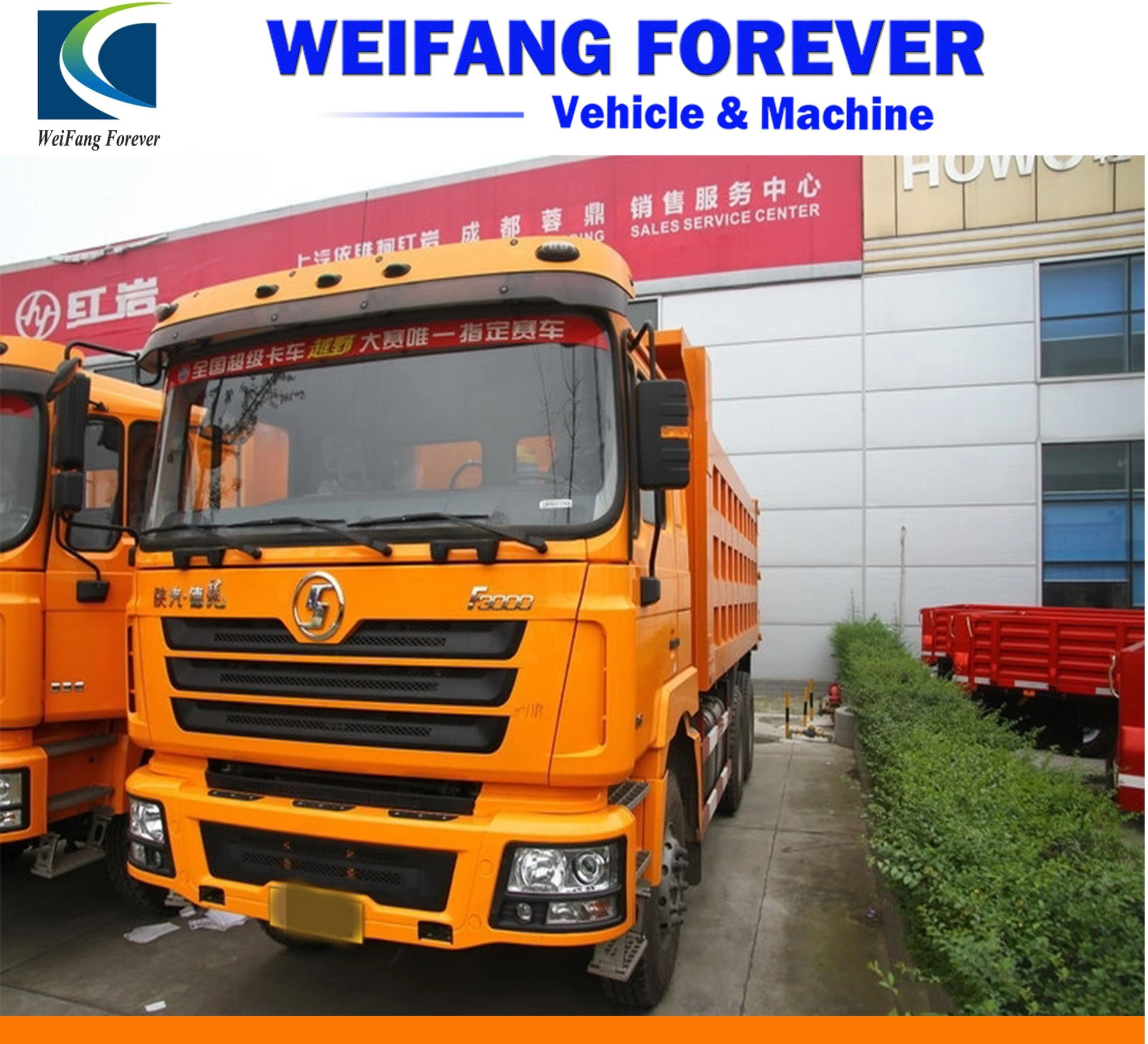 Se utiliza 30 toneladas de 40 toneladas de Dumper Venta, de 10 ruedas de camión volquete pesados China Shacman