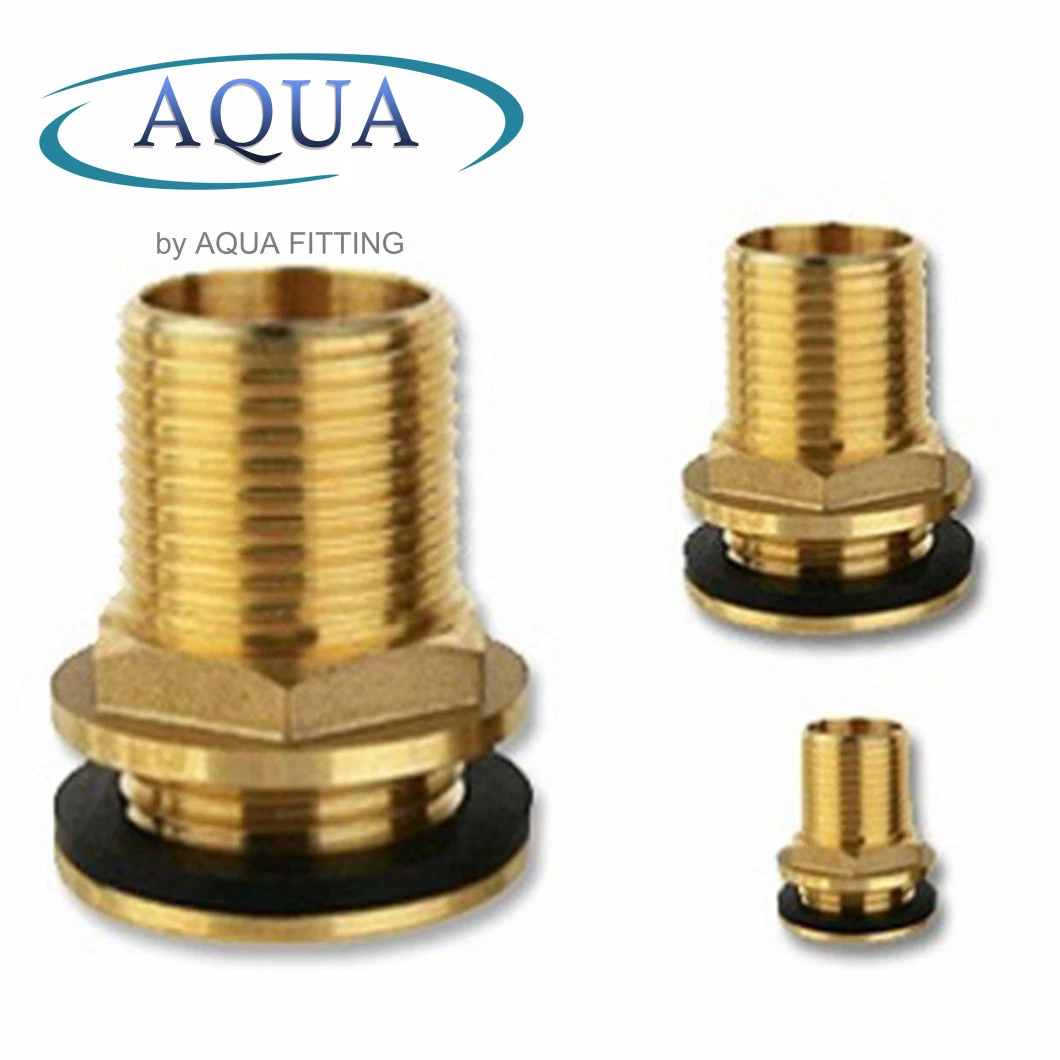 Brass Tank Nipple Pipe Fitting Connectors