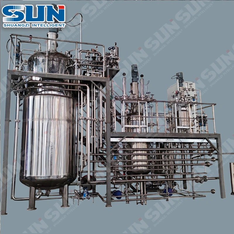 50-500-5000L Stainless Steel Biological Fermentor System Supporting Feeding Tank