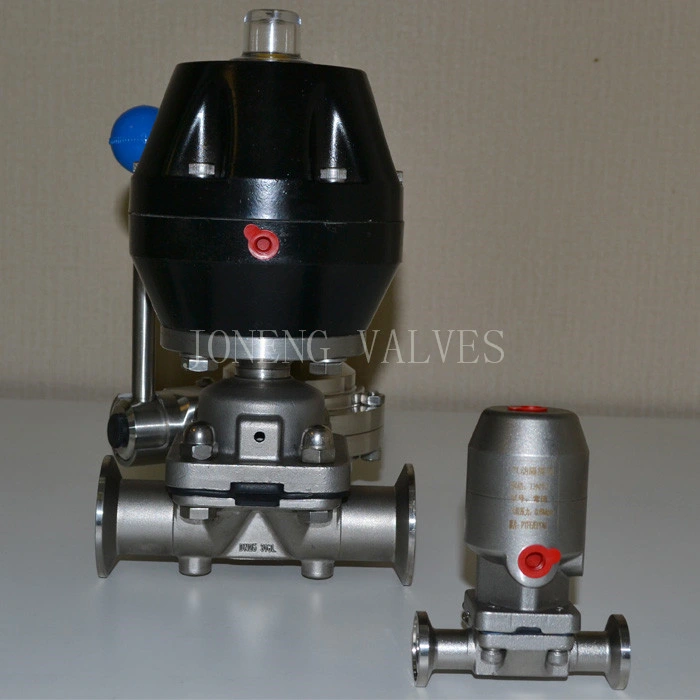 Stainless Steel Food Grade FDA Certified Diaphragm Valve with Drain (JN-DV1004)