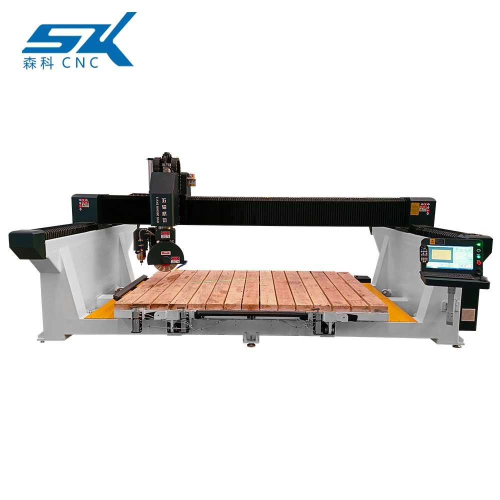 Infrared 5 Axes CNC Stone Saw Bridge Cutting Machine