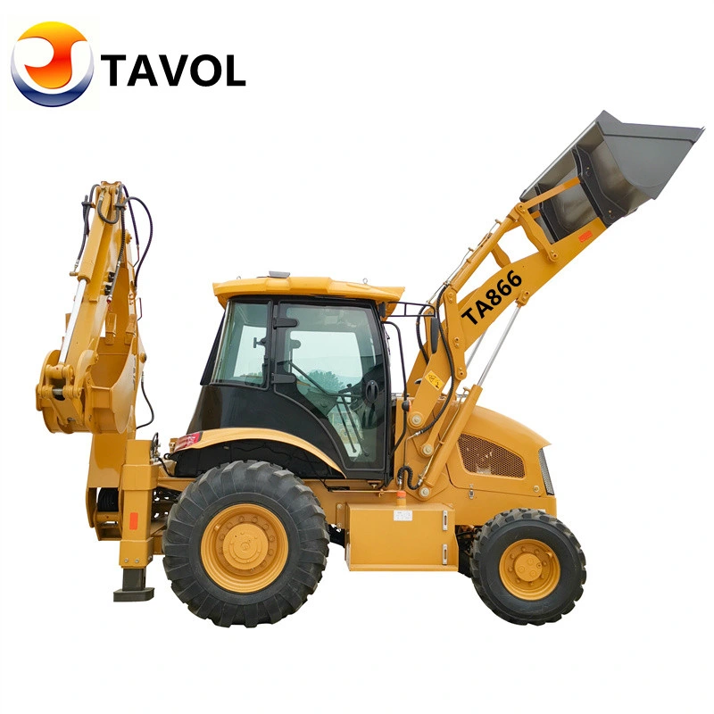 2 Ton 3ton Chinese New Ta Backhoe Wheel Loader with Excavator with Good Price