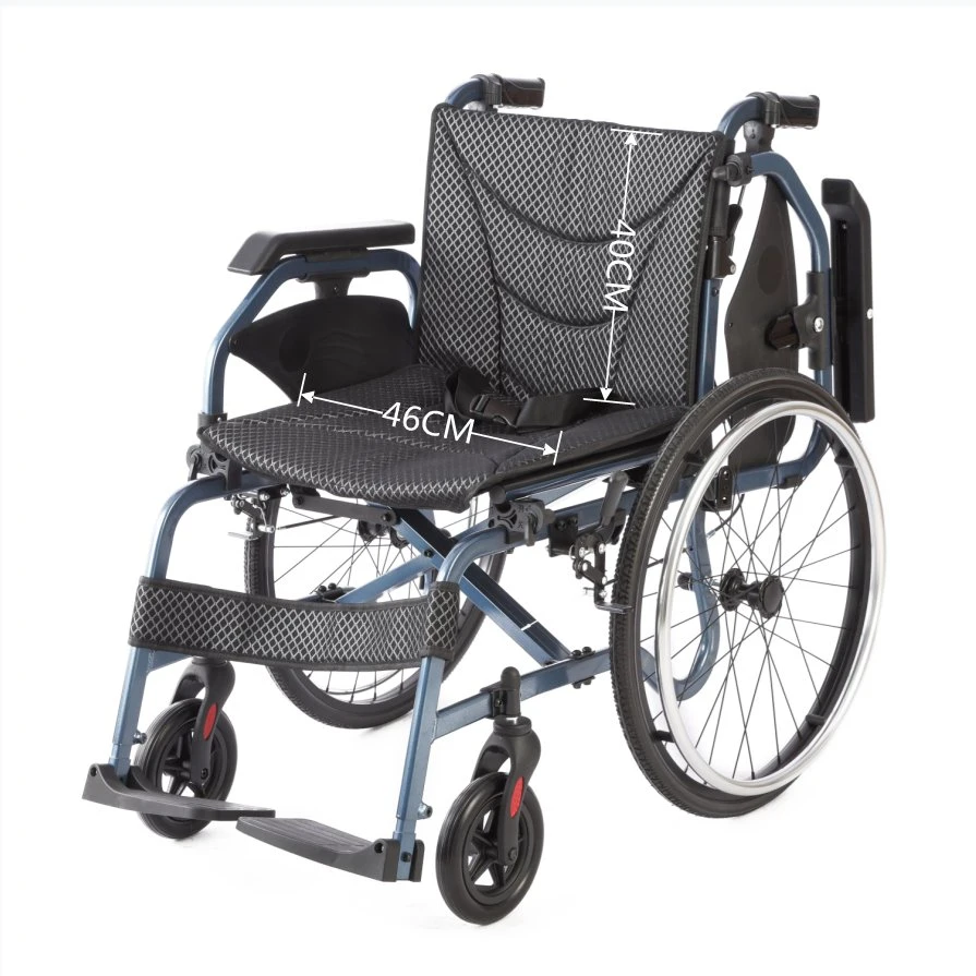 Good Quality Active Transport Chairs Ultra Lightweight Folding Wheelchair for Disabled