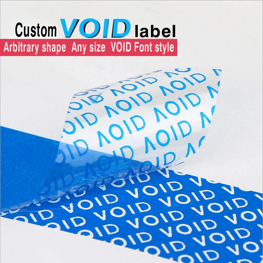 Tamper Evident Open Void Sticker Label