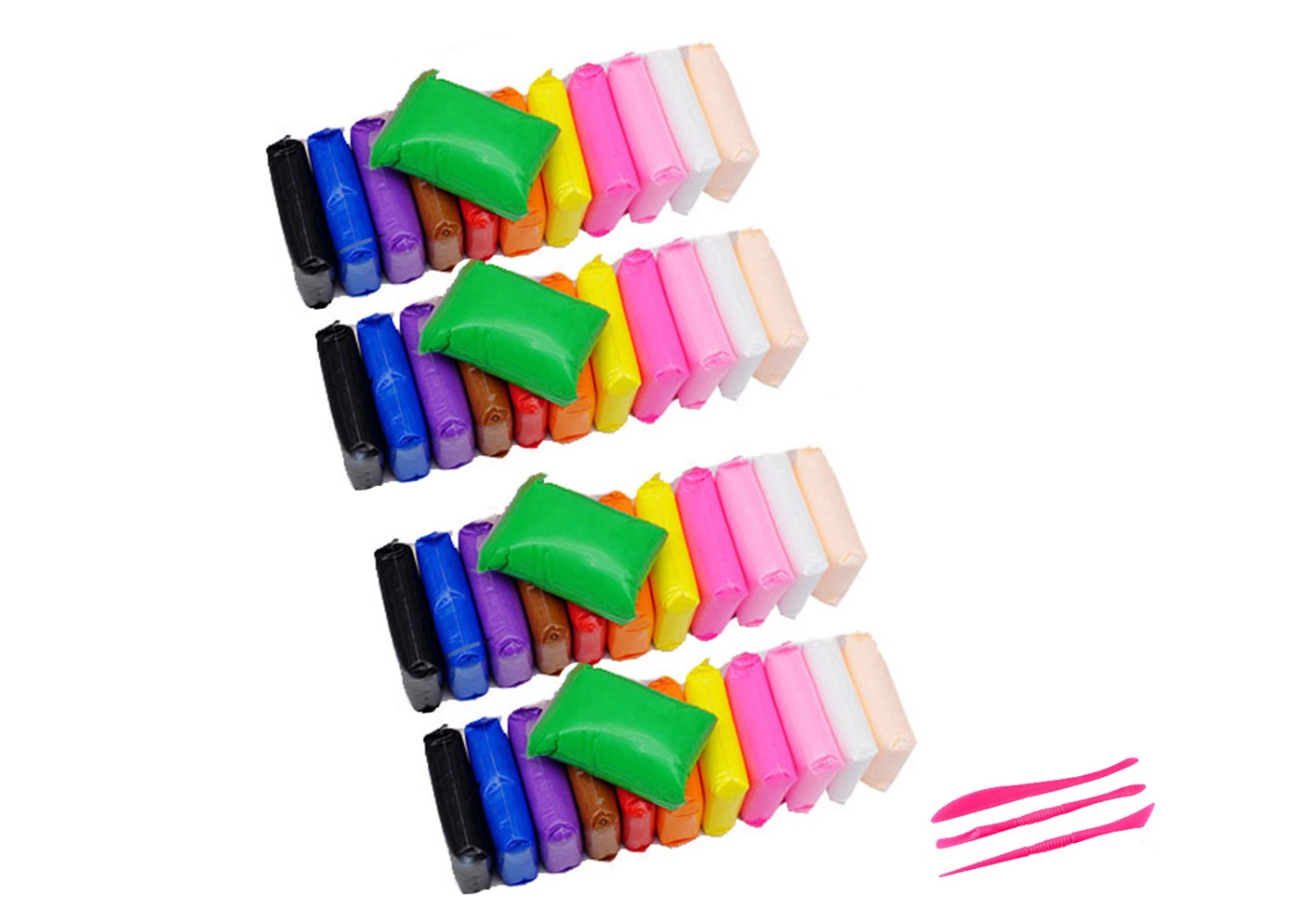 Multiple Colors Plasticine Soft Clay Super Light Modeling Play Dough Kids Toys