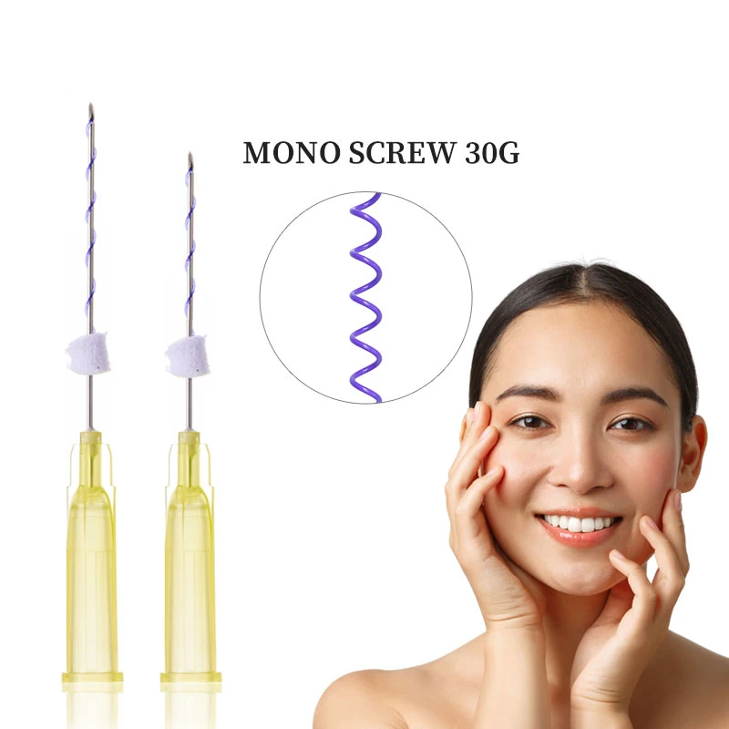 Magical Korea Mono Pdo Thread Face Lift /Wrinkle Remover Facial Threading Pdo Screw Sharp Needle