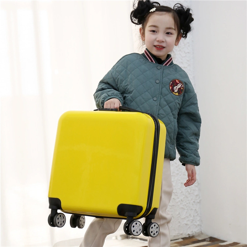 Valise à roulettes personnalisée pour enfants imprimée en UV, sacs de voyage pour enfants, boîte à tirer pour l'école.