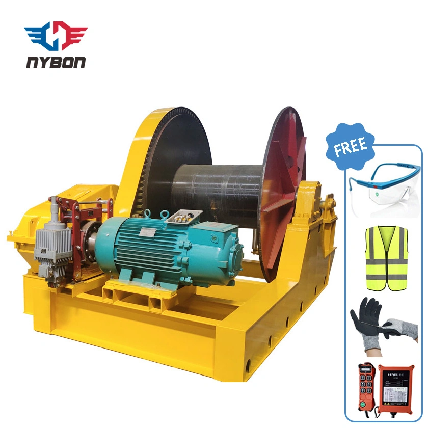 5~100 Ton Pulling Boat Wire Rope Slipway Electric Winch