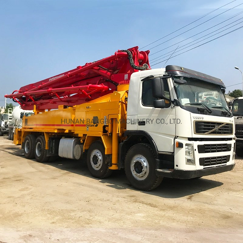 Putzmeister 42m Concrete Equipment Concrete Boom Beton Pumper Machine Renewed Concrete Pump Volvo Truck