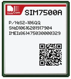 4G Lte-FDD/HSPA Module SIM7500A Support B2/B5/B4/B17