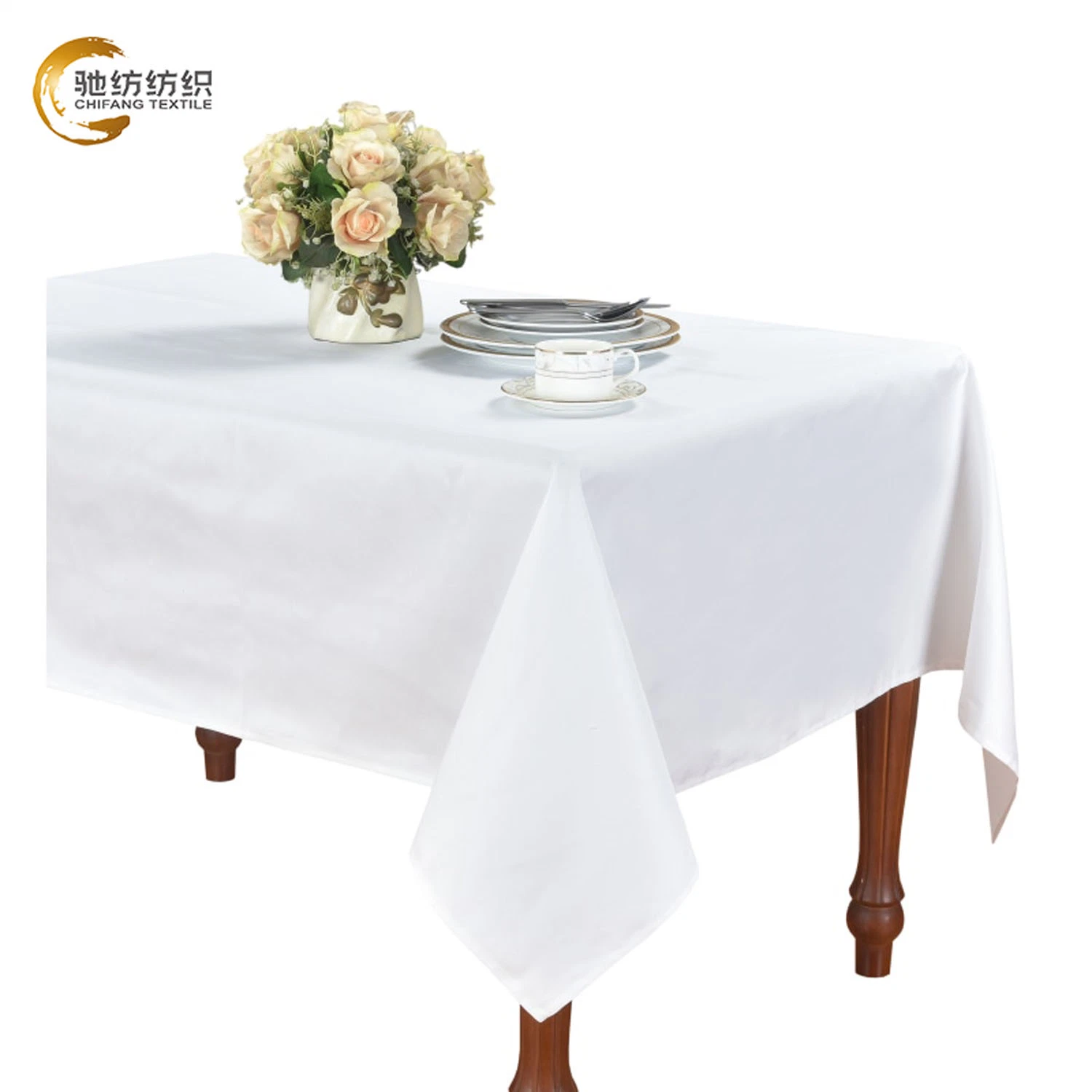 Ropa de mesa rectangular Boda 120 manteles redondos de poliéster para buffet Restaurante