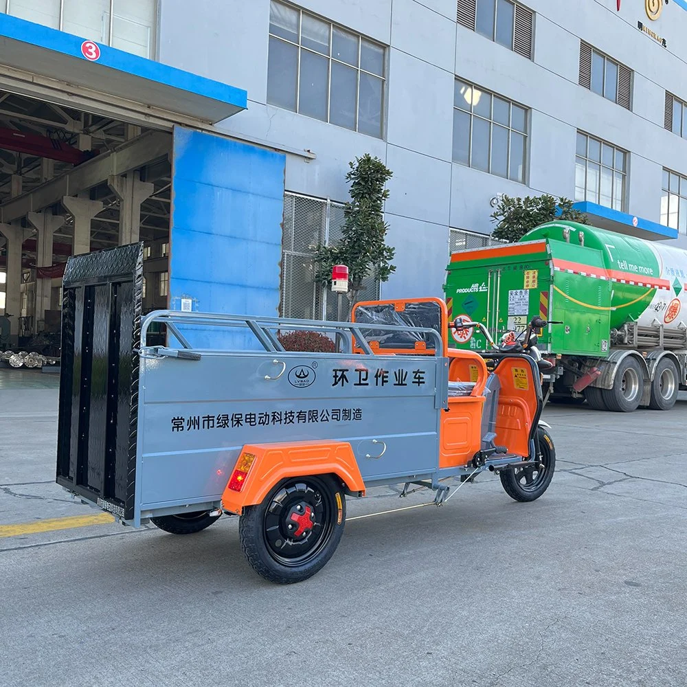 Electric Double Bucket Garbage Refuse Tricycle Truck in Large-Scale Exhibition Centers