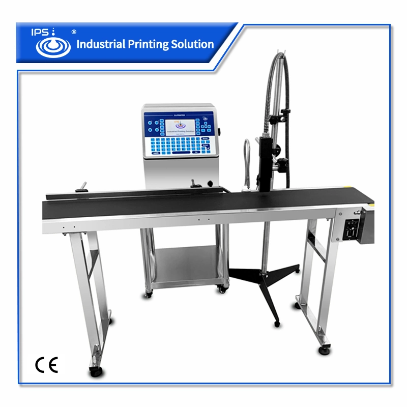 High Speed Industrial Date Cij Pigment Inkjet Printer Machine for Glass, Bottle, Carton, Card with CE Certification