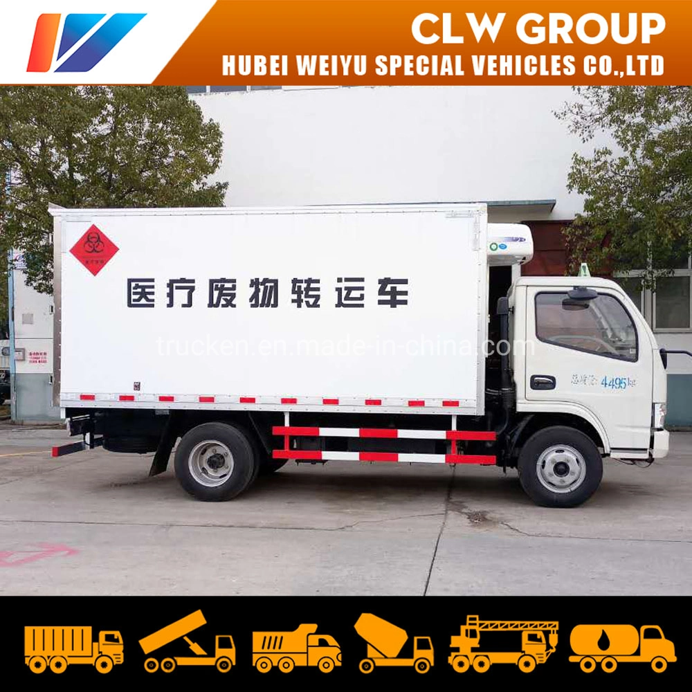 3ton 5ton Refrigerated Truck for Medical Waste Transportation with Sanitation Disinfection Device