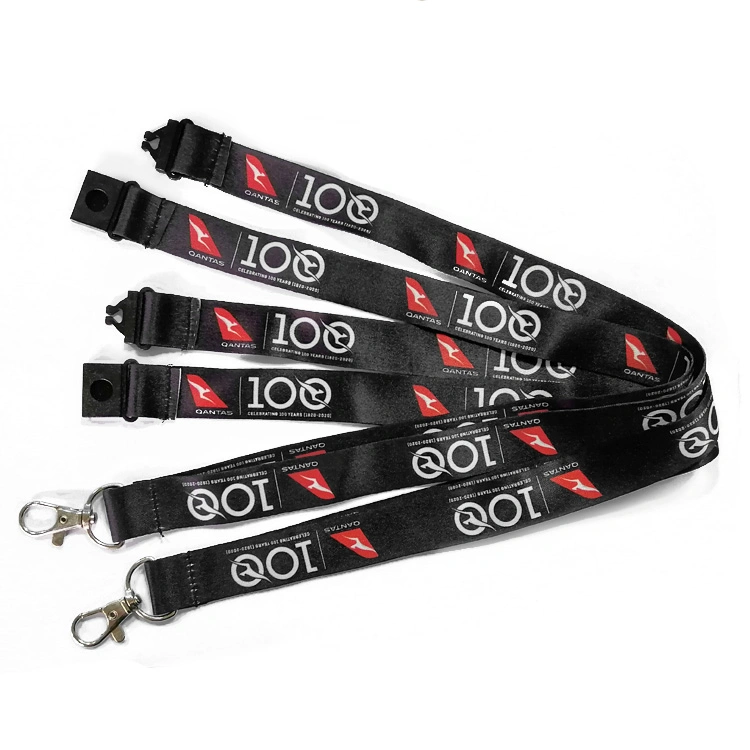 Promoção personalizado de impressão por sublimação de Fita Cinta Lanyard