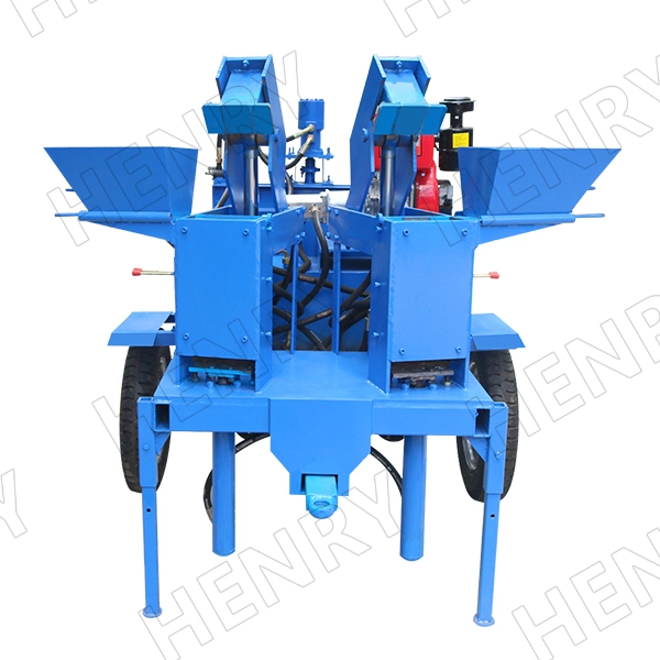 M7mi Twin Hydraform Brick Machine Soil Interlocking Making Machine Lego Brick Machine