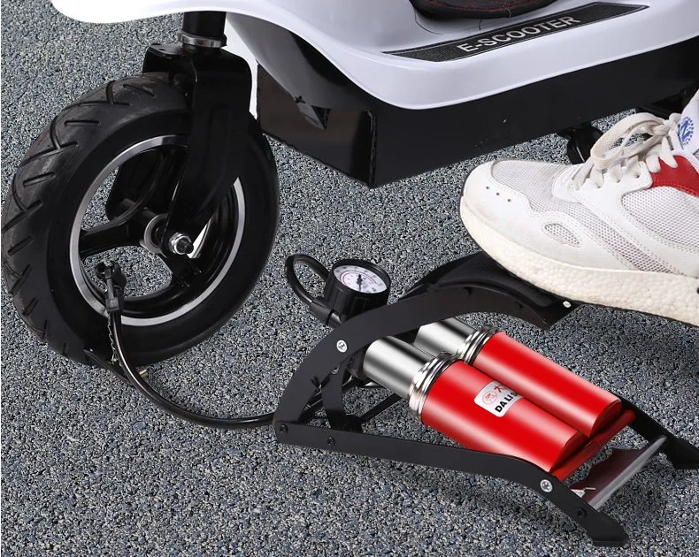 Pompe à air de voiture électrique vélo portable voiture haute pression pompe à pied