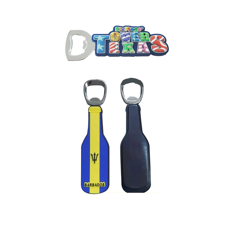 Recuerdo magnética personalizada Abrebotellas Metal 3D el patrón de imán de nevera Decoracion Seguridad insignias de los Niños Los niños imán de nevera