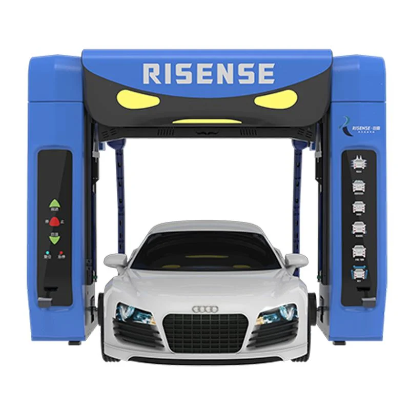 Risense doble brazo touchless sin tocar el equipo de lavado de coches de belleza equipos con secador de aire