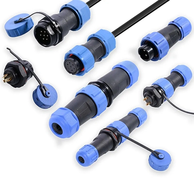 Resistente al agua IP68 IP de la serie SP11/SP13/SP17/SP20/SP21/SP28/SP29, cable de conector de cable divisor de 1X4