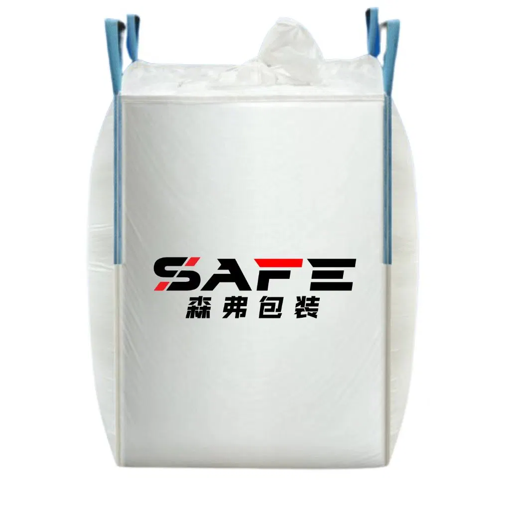 Best Garden Product White UV Resistant Polypropylene Tarpaulin Sack 1000kg Garden Sack Heavy Duty Rubble Sack Food Grade Rice Big Bag Coated Fabric Jumbo Bags