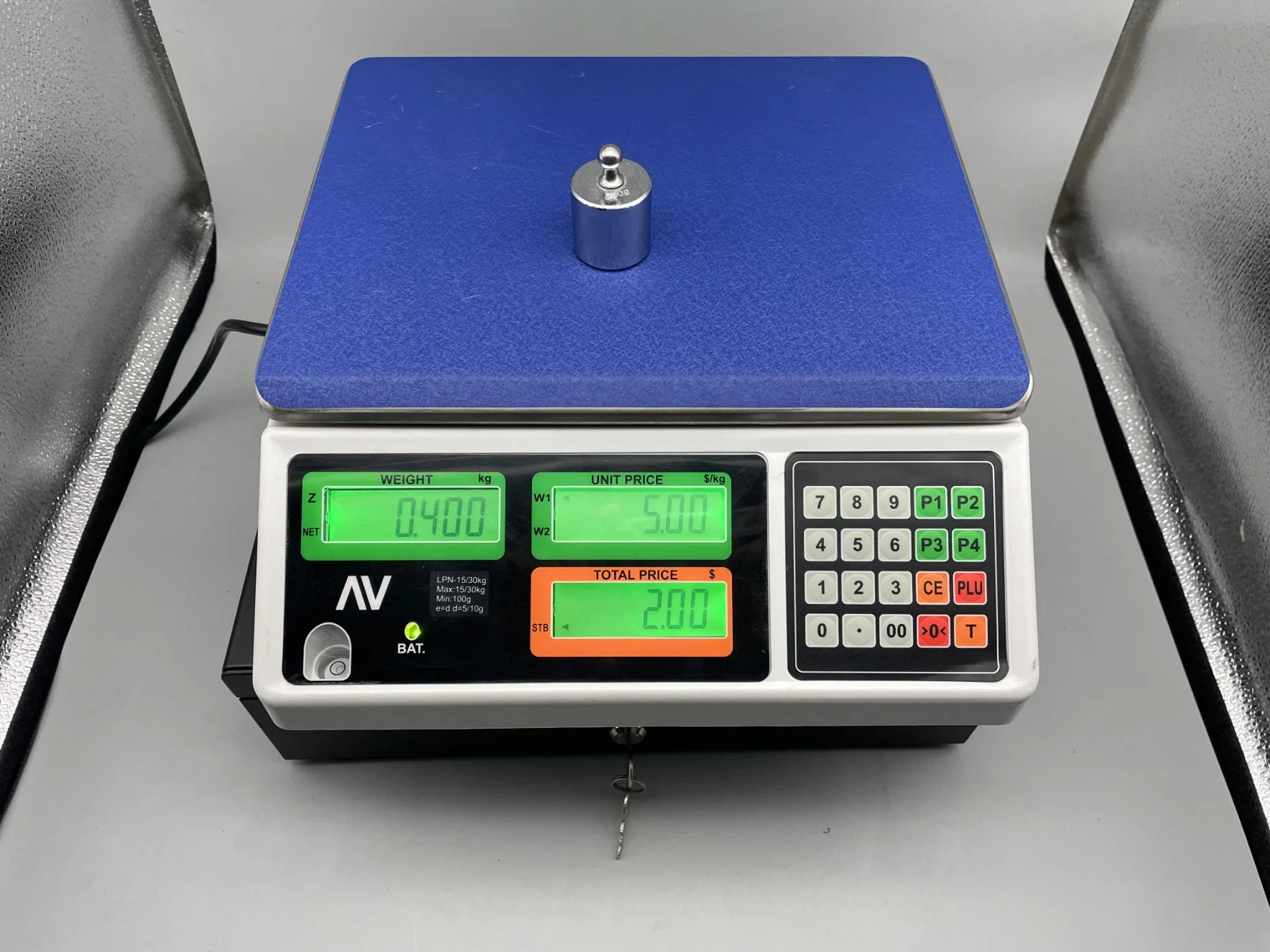 OIML & EU Approved Price Computing Scale 15/30kg with Pole