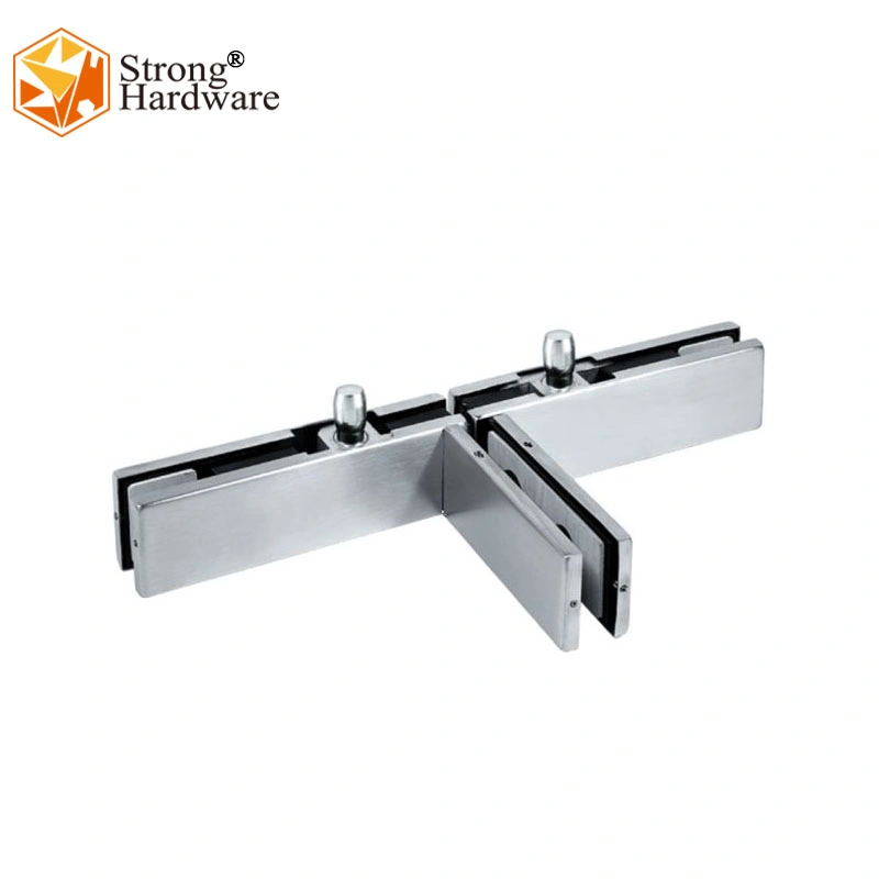 SS201 Cover Brush Nickle Three Ways Glass Door Lock Patch Fittings