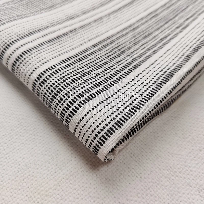Hot Sales Factory Supplier Normal Yarn Dyed Linen Viscose L/V 7*7 Fabric for Curtains