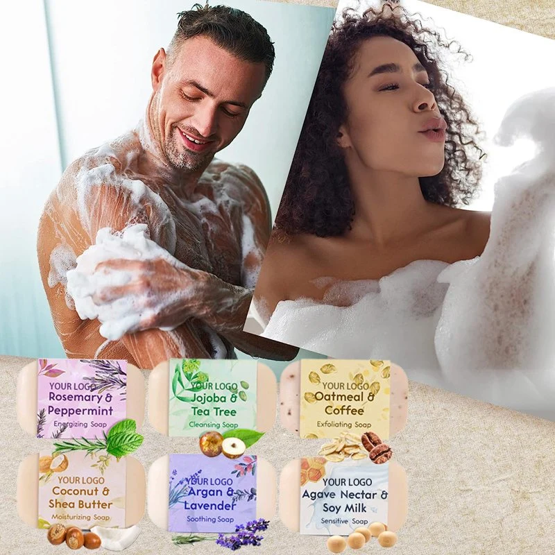 100% Natural Multi Essential Oils Bar Soap Moisturizing Oil Control Blackhead Removal SPA Gifts for Women & Men