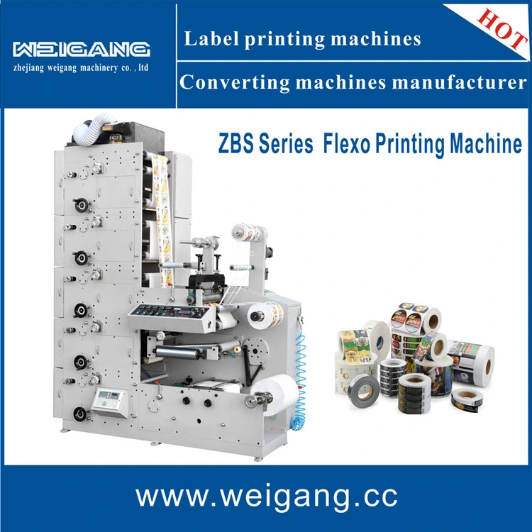 Label (logo) Multi Color Flexo Printing Machine with Ce/ISO Certification