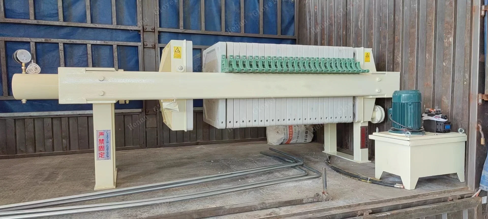 Automatic High Pressure Membrane Filter Press for Paper-Making Wastewater Sludge Treatment