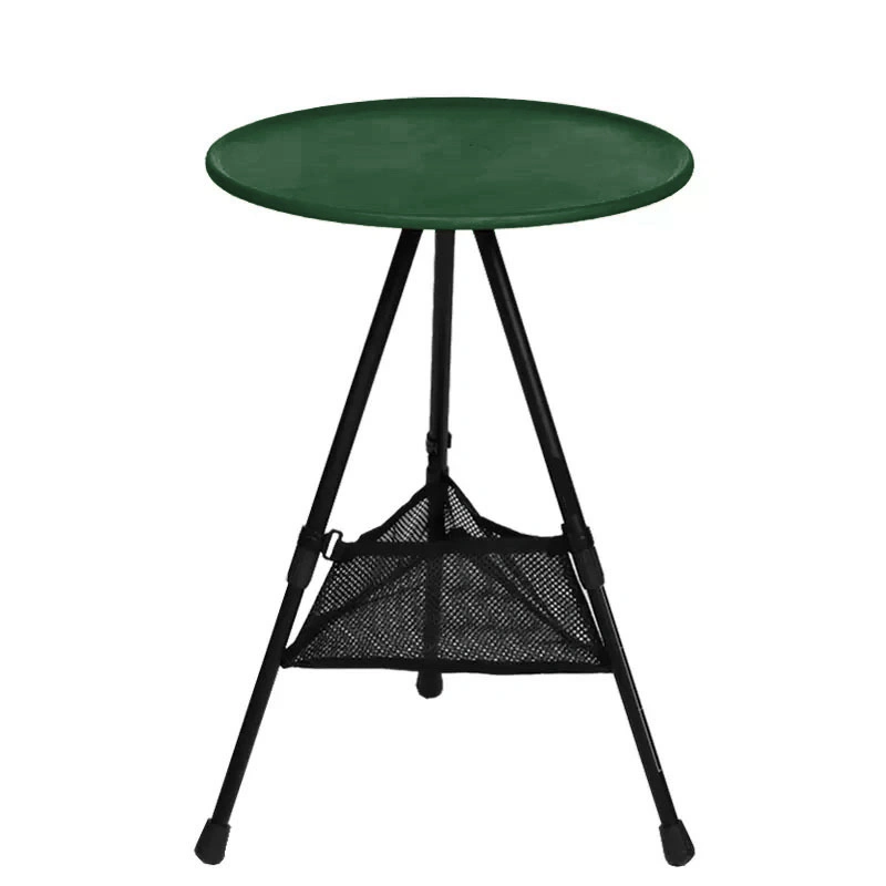 Outdoor Triangle Bracket Disk Tables Lifting Portable Picnic Aluminum Round Table