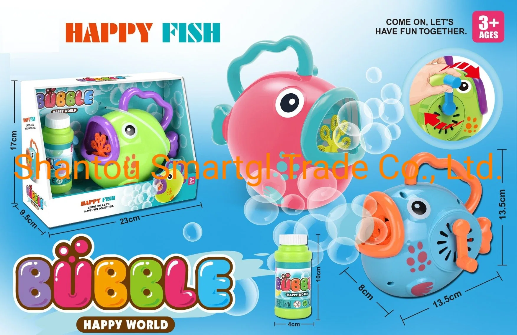 Summer Outdoor Activity Toy The Fish Bubble Machines Cute Bubble Kids Toys