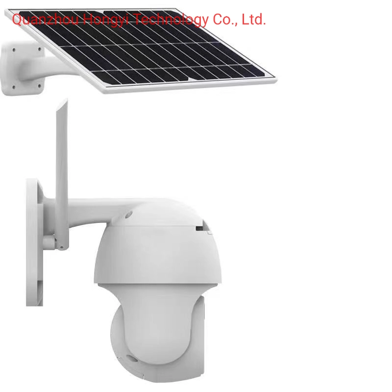 Kit de cámara de seguridad Domótica Telecamera al aire libre con Pannello Domo PTZ Solare1080p CCTV cámara PTZ IP inalámbrica de Energía Solar