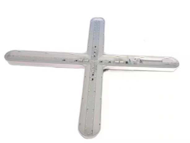 Indoor Energy-Saving Lamp High Lumen Competitive Price 15W LED Cross Shaped Blade Light Batten Tube