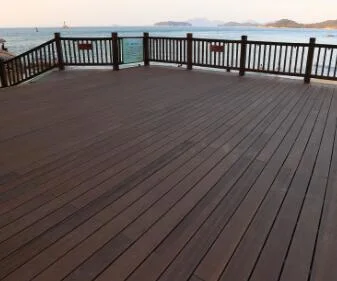 Outdoor Patio Bamboo Composite Marine Decking Flooring for Yachts