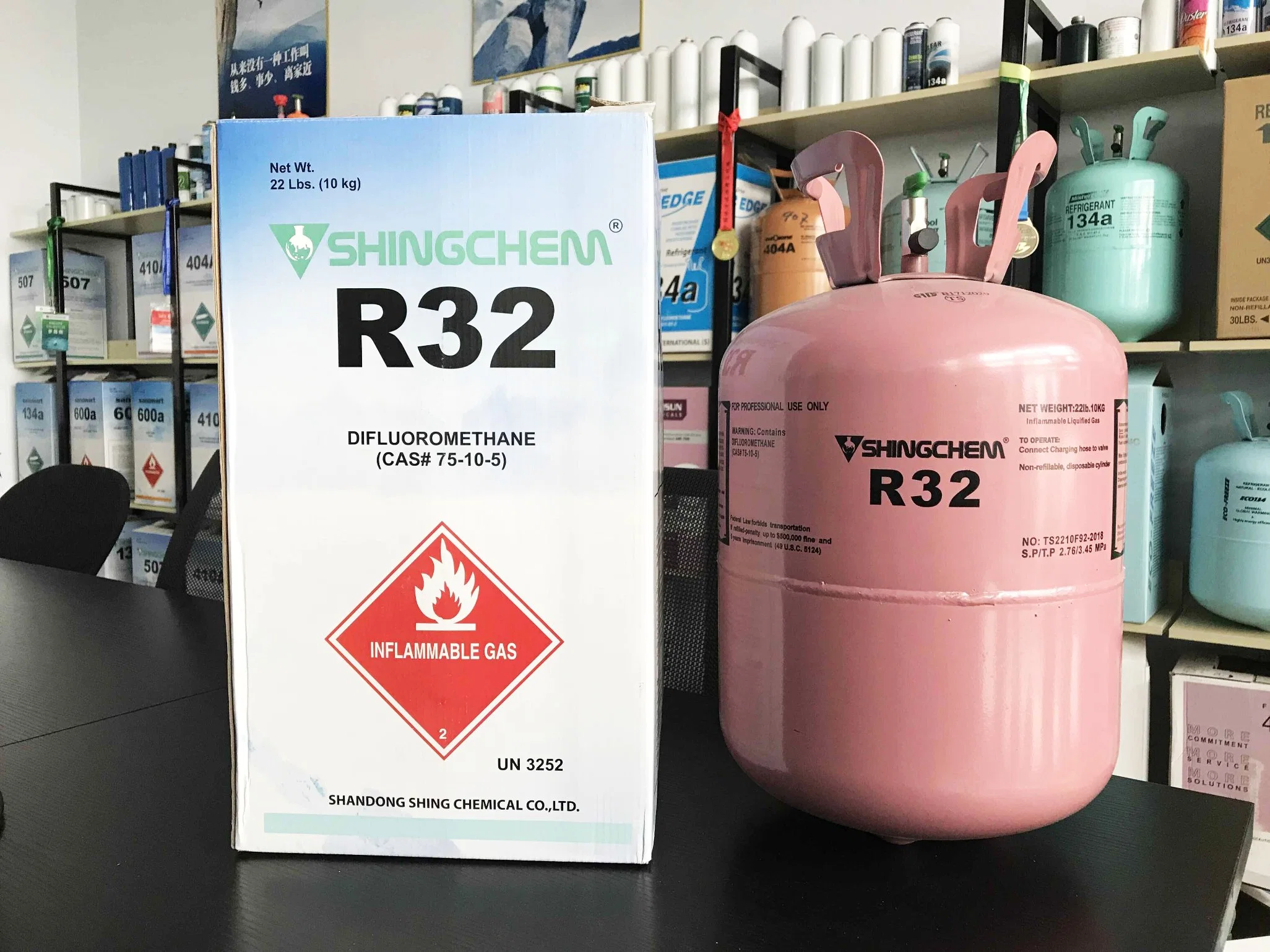 Usine de Chine gaz réfrigérant Difluorométhane R32