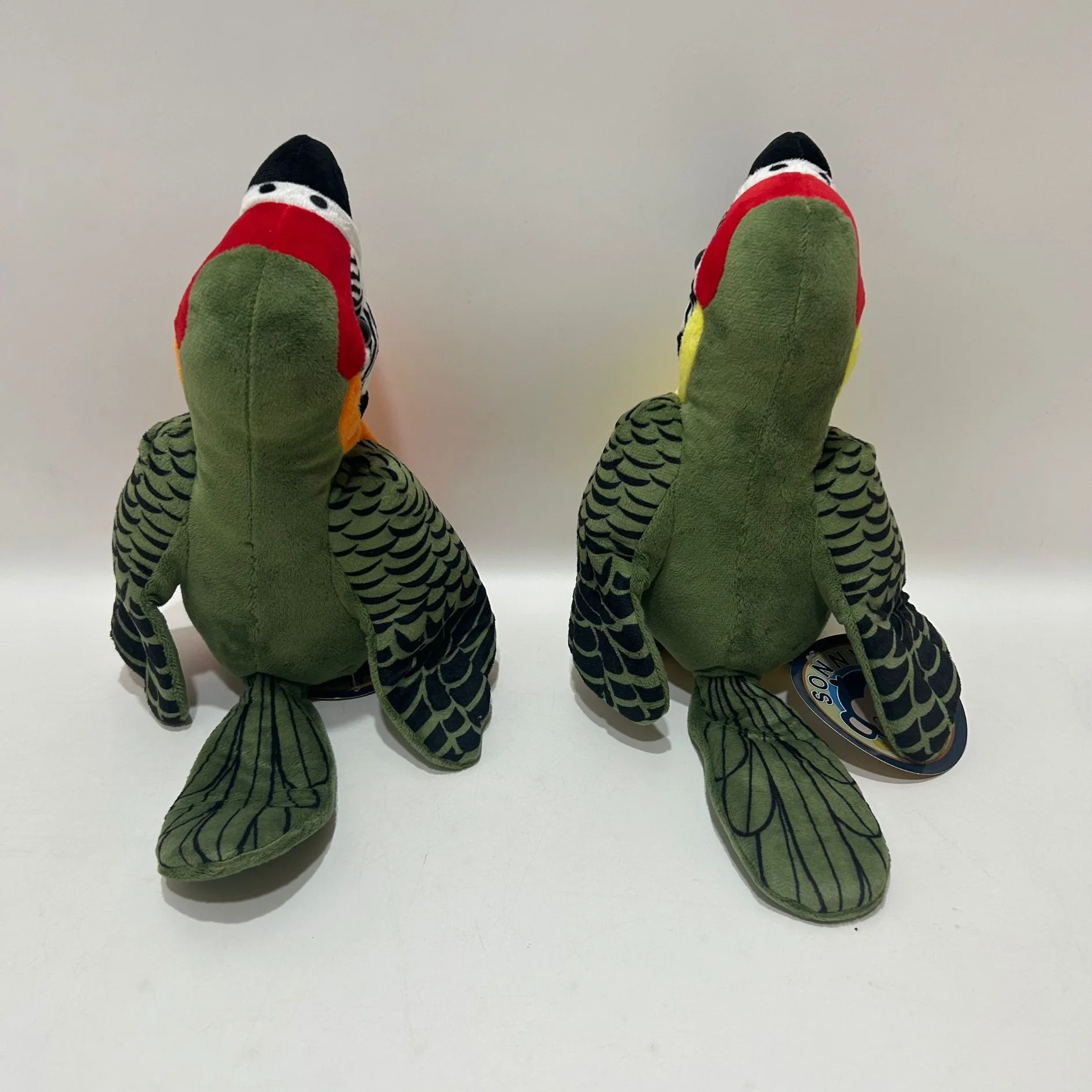 Nova Moda 2 cores Animal Stuffed Toy Parrot