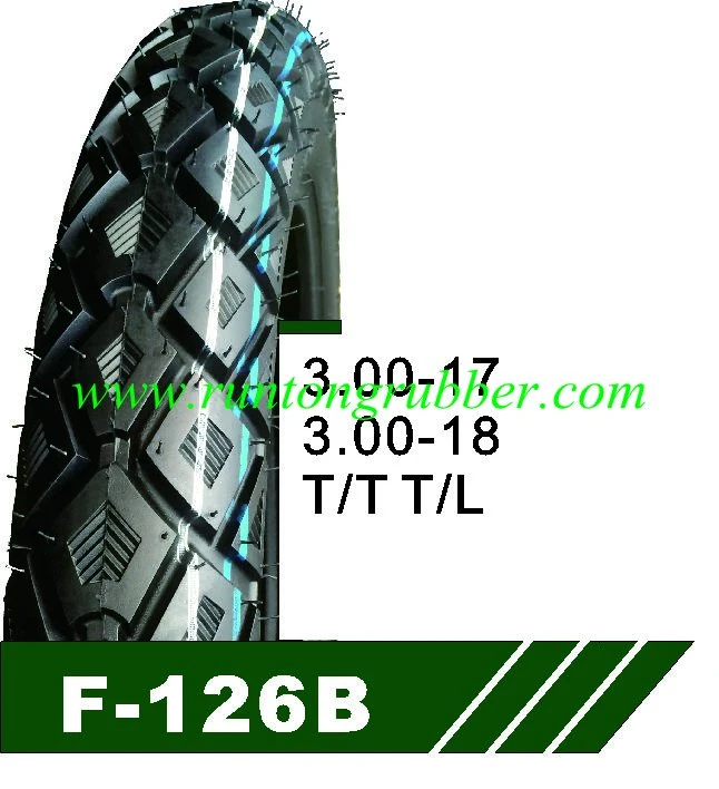 Motorcycle Tyre 3.00-17, 3.00-18 with Durable Quality