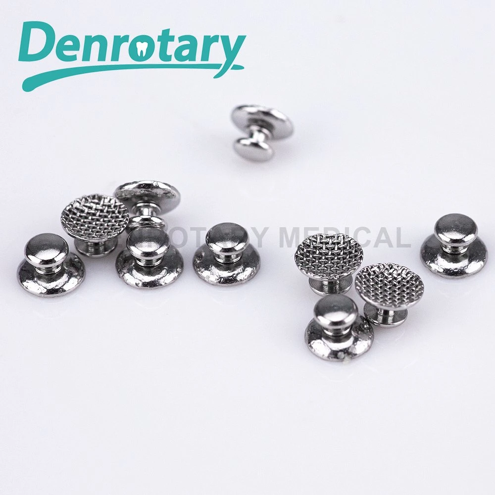 Dentrotary Rectangular Base Dental Orthodontic Bondable Traction Hook Lingual Button